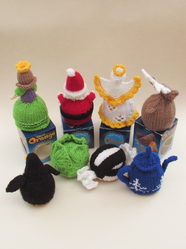 Christmas Terry's Chocolate Orange Cosies Knitting Pattern Etsy