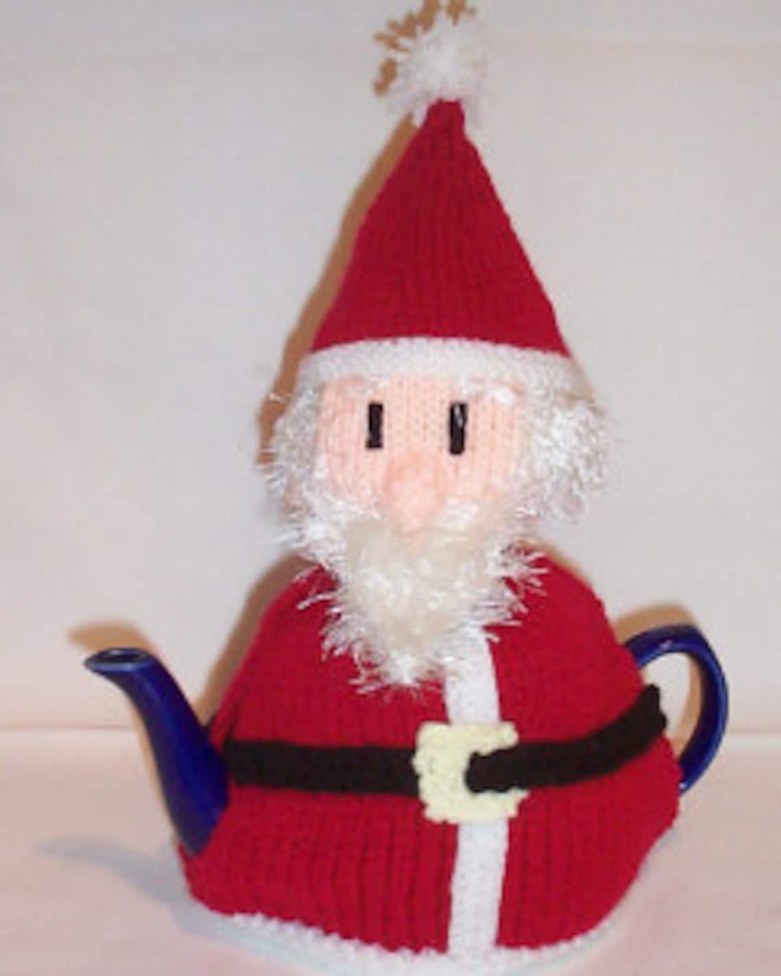 Santa Claus Tea Cosy Knitting Pattern Etsy