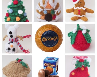 More Terry&#39;s Chocolate Orange Cosies Knitting Pattern to knit your own adorable Christmas Chocolate Orange Covers a wonderful gift to make