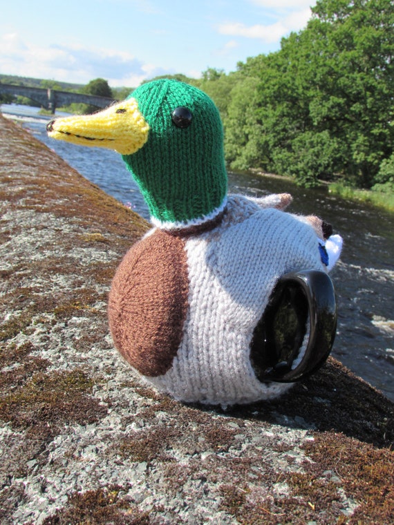 Mallard Duck Tea Cosy Knitting Pattern to knit your own duck tea cosy