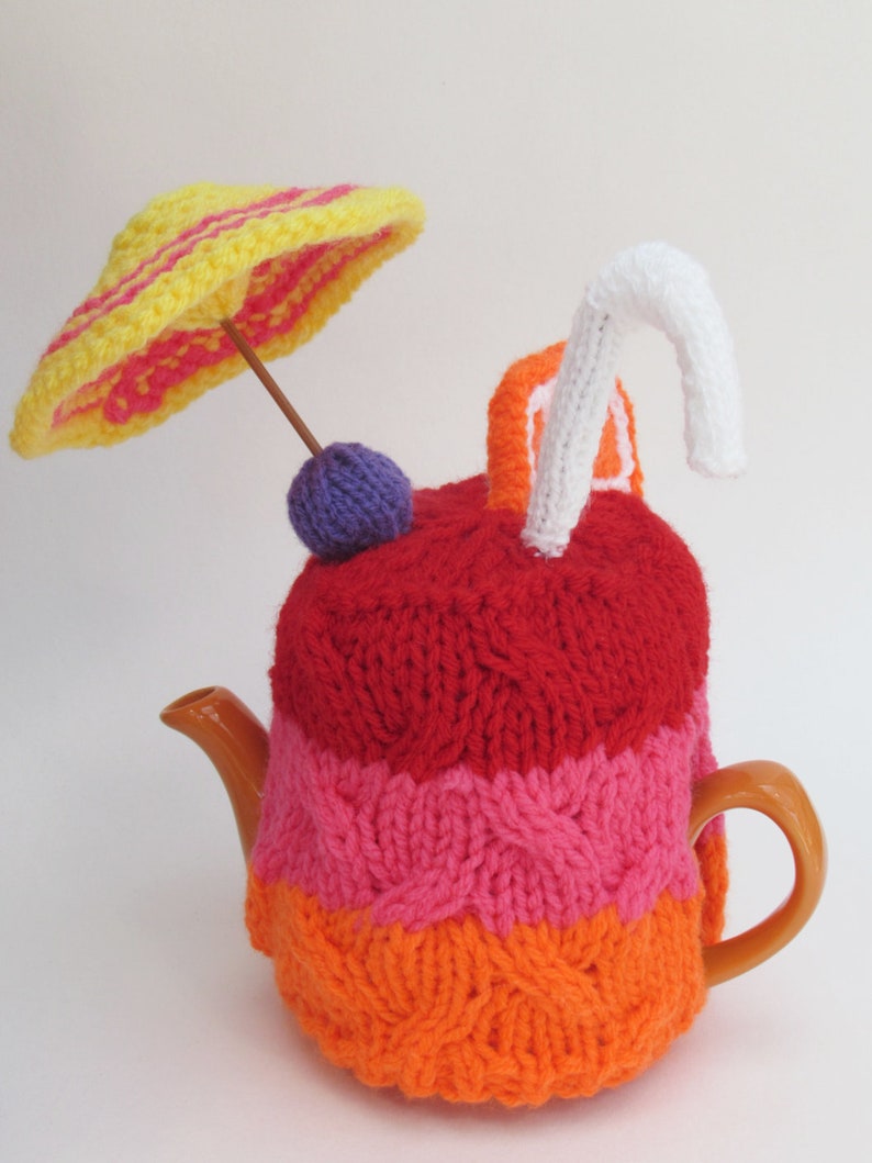 Cocktail Party Tea Cosy Knitting Pattern image 3