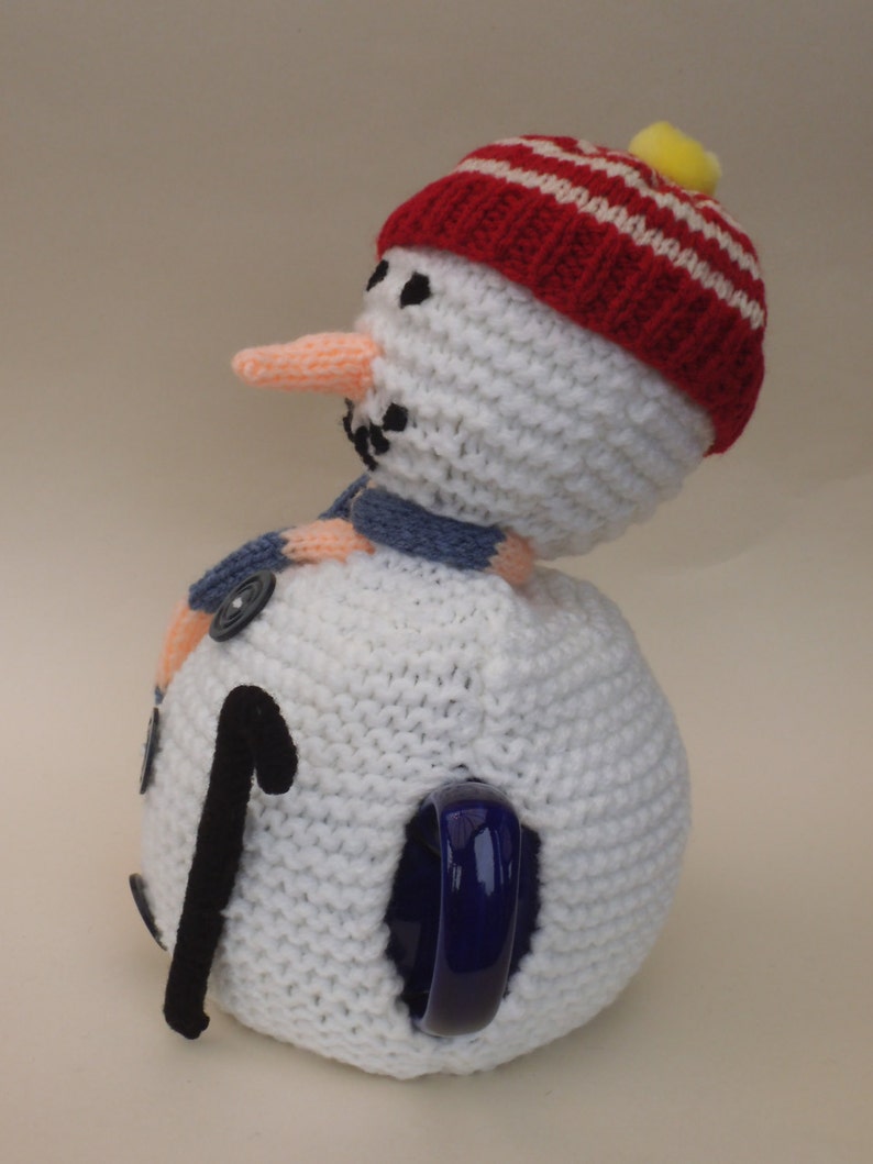 Frosty the Snowman Tea Cosy Knitting Pattern Etsy
