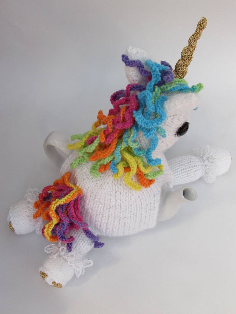 Unicorn Tea Cosy Knitting Pattern image 5