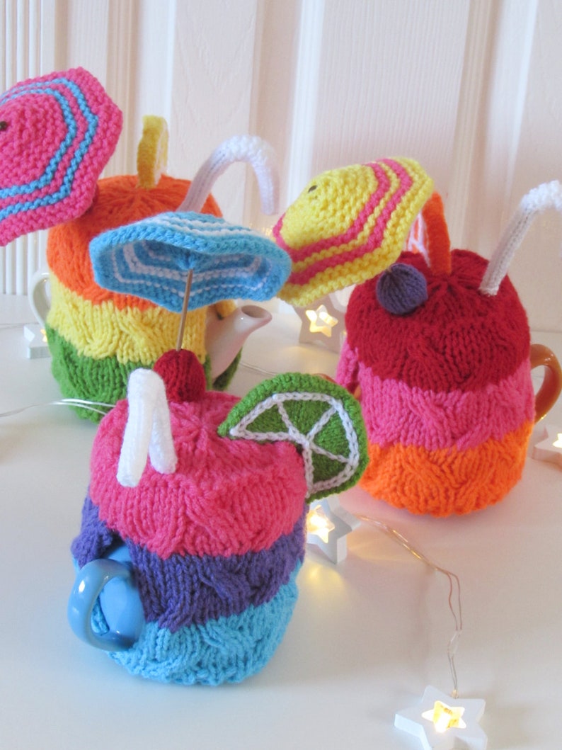 Cocktail Party Tea Cosy Knitting Pattern image 1