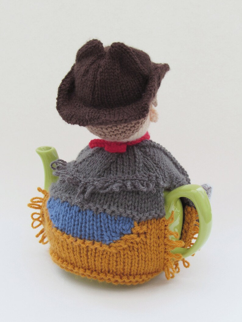 American Cowboy Tea Cosy Knitting Pattern image 2