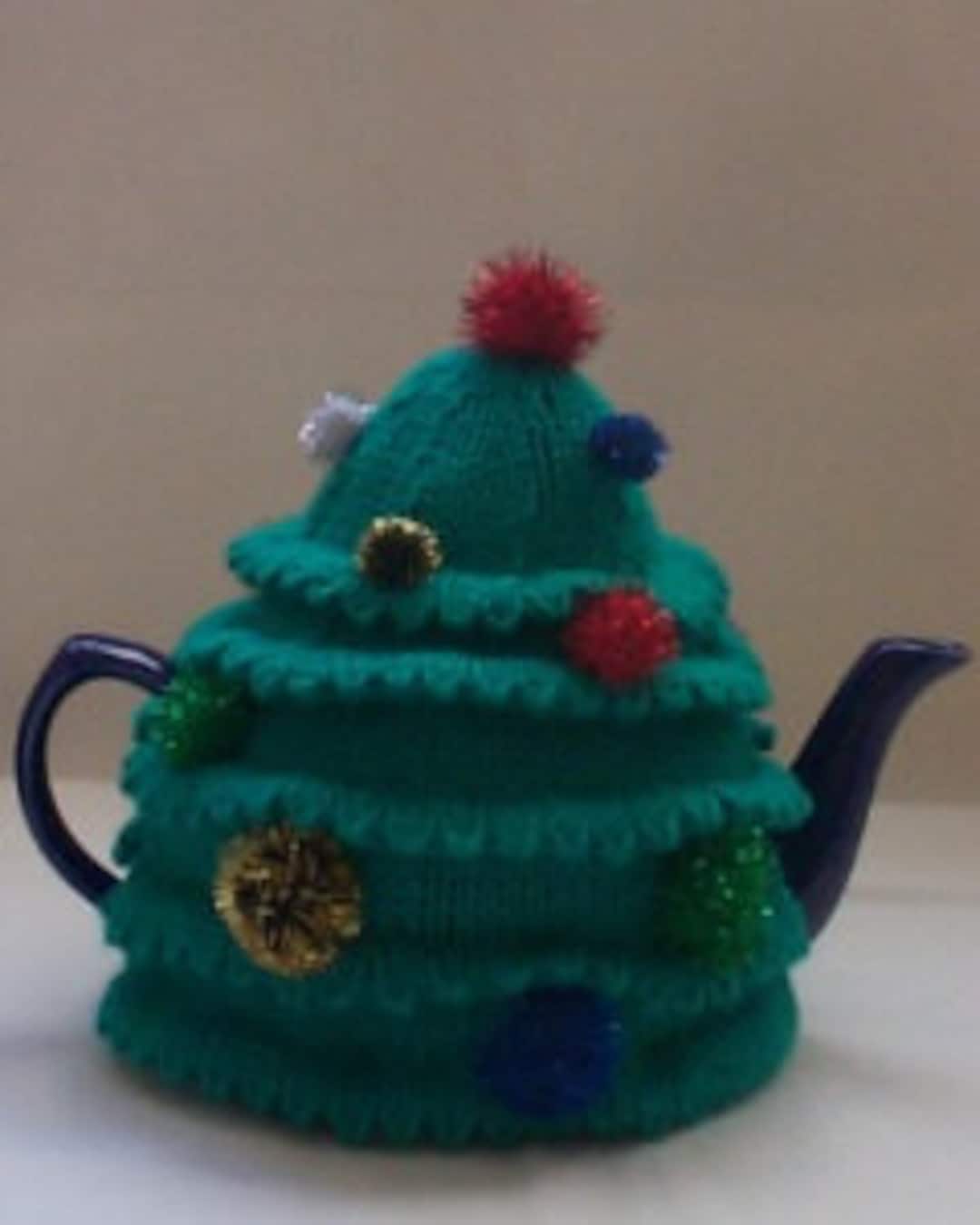 Christmas Tree Tea Cosy Knitting Pattern Etsy