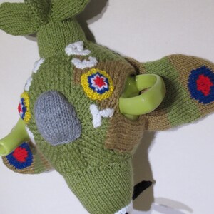 WWII Spitfire Tea Cosy Knitting Pattern image 4