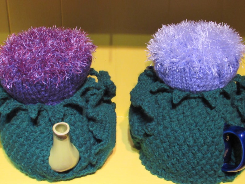 Scottish Thistle Tea Cosy Knitting Pattern Etsy