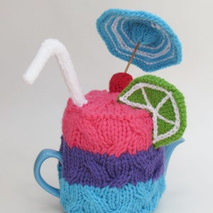 Cocktail Party Tea Cosy Knitting Pattern image 4