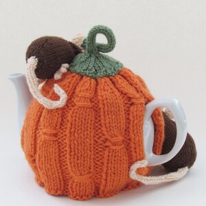 Harvest Pumpkin Tea Cosy Knitting Pattern image 7