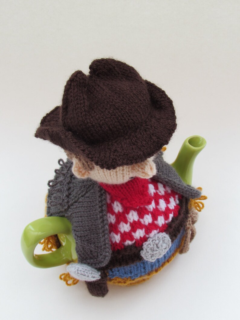 American Cowboy Tea Cosy Knitting Pattern image 6