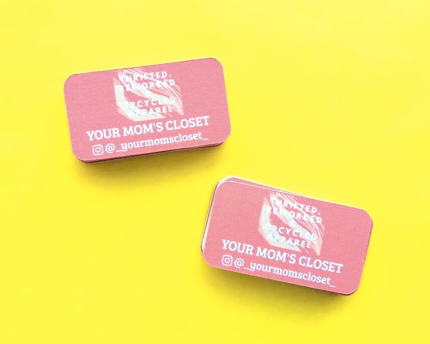 Mini Business Cards Small Budget Business Cards Cheap Etsy UK