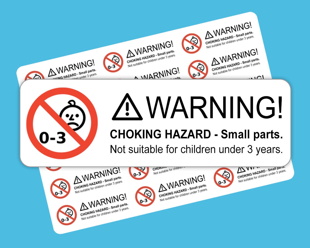 Thanksgiving Climate Wedding Choking Hazard Stickers Solar Entrance Country