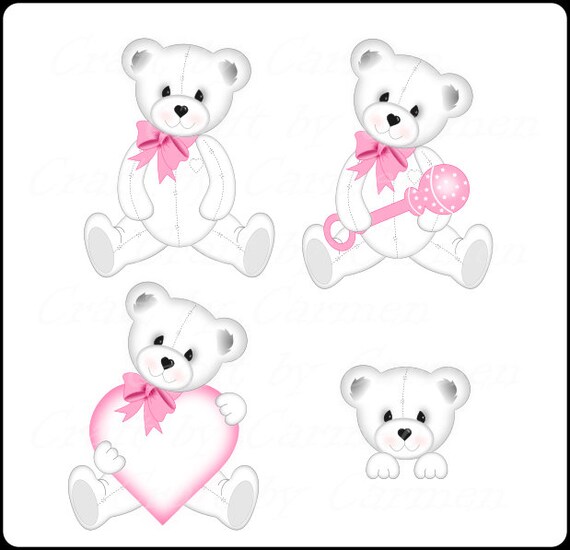 cute white teddy bear