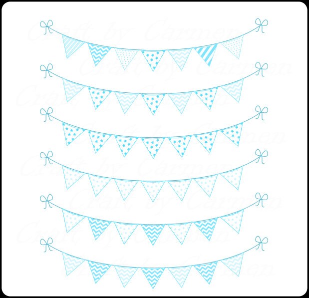 Bunting Clipart Cute Bunting Baby Bunting Baby Boy Etsy Australia