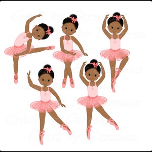 Ballerina Clip Art Dancer Ballet Digital Art Scrapbook Etsy