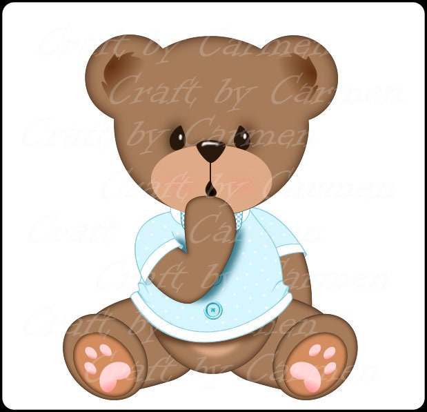 Teddy Bear Clip Art Cute Teddy Bears Bear Baby Bears | Etsy