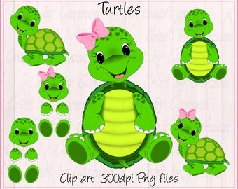 Turtle Clip Art Cute Turtles Zoo Jungle Safari Baby - Etsy Turtle Clip Art Cute Turtles Zoo Jungle Safari Baby - Etsy