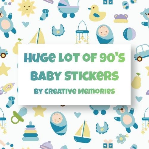 Vintage Creative Memories Stickers - Etsy