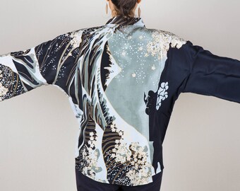 japanese short kimono jacket