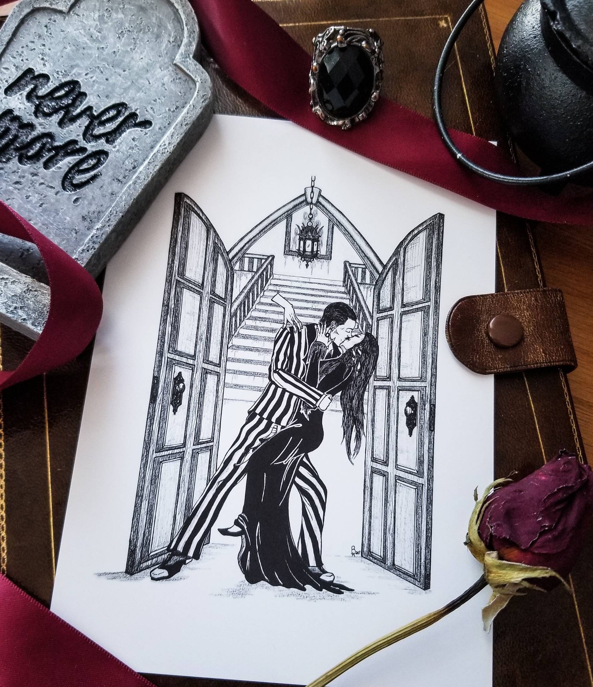 Morticia & Gomez Tattoo Ideas