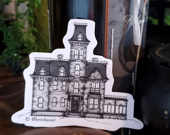Addams Family House- Vinyl Die Cut Sticker