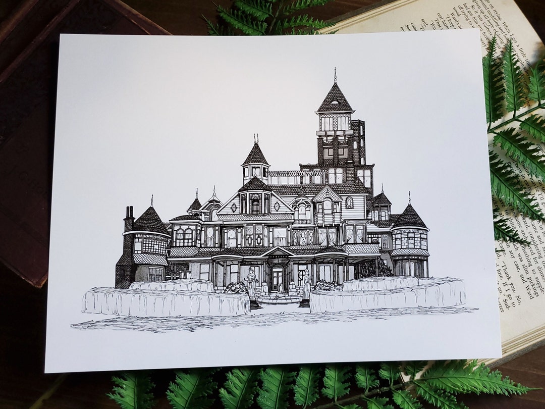 The Winchester Mystery House Preearthquake 1906 Spooky Haunted House