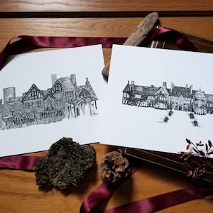 The Haunting of Hill House and Bly Manor Wall Decor Fine Art Print Set