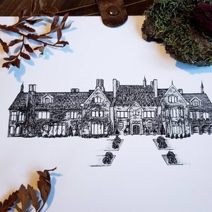 Bly Manor Haunted House - Gothic Wall Decor Fine Art Print