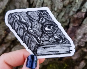 Winifred Sanderson&#39;s Magic Spell Book Vinyl Sticker