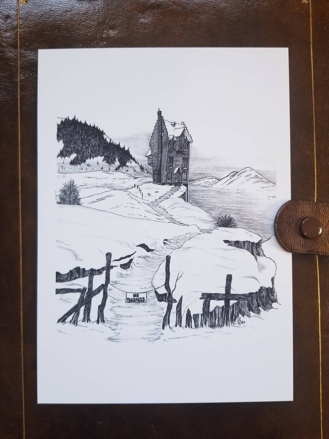 Haunted Shack of Shrieking- Wizard World Wall Decor Fine Art Print - Etsy
