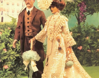 PDF Crochet Barbie Tea Gown/Dress, Crochet eBook, Pattern, Instant Download, Vintage, English