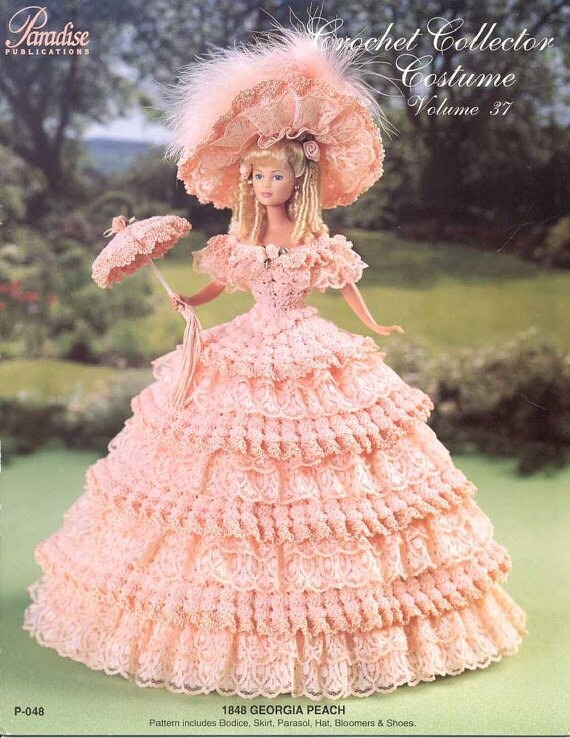 barbie peach dress