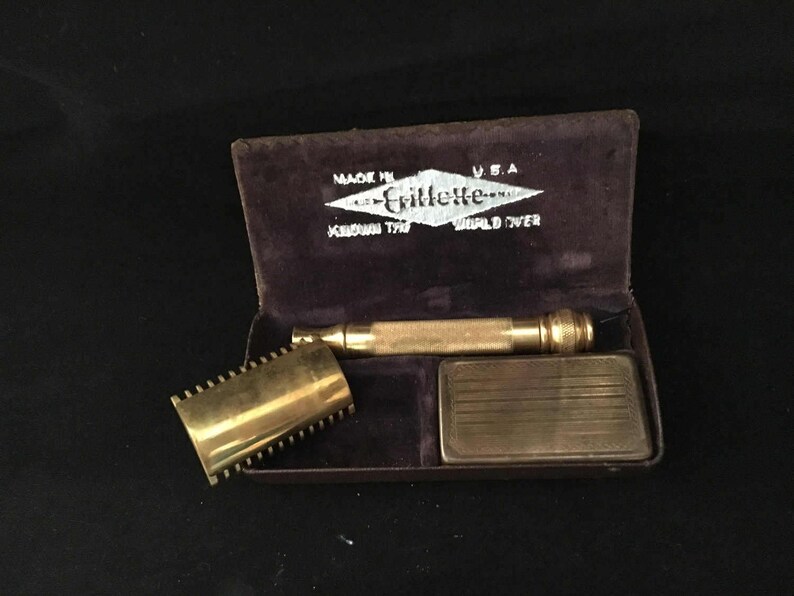 Gillette Safety Razor travel kit Etsy