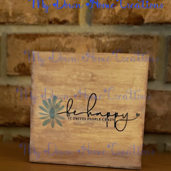 Wood Block Sayings Etsy