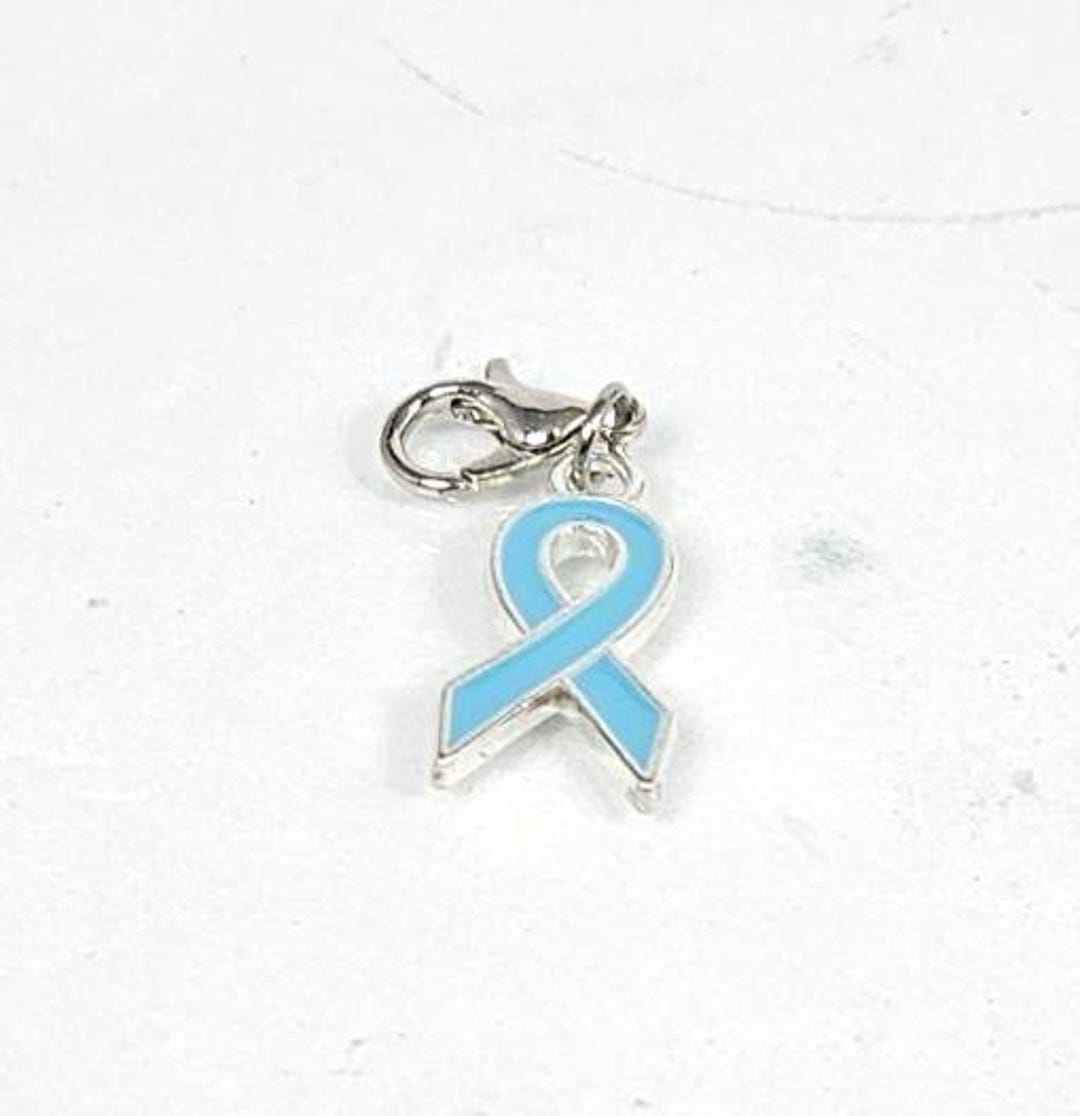 Light Blue Awareness Ribbon Charm, Addison’s Disease, Foster Care ...