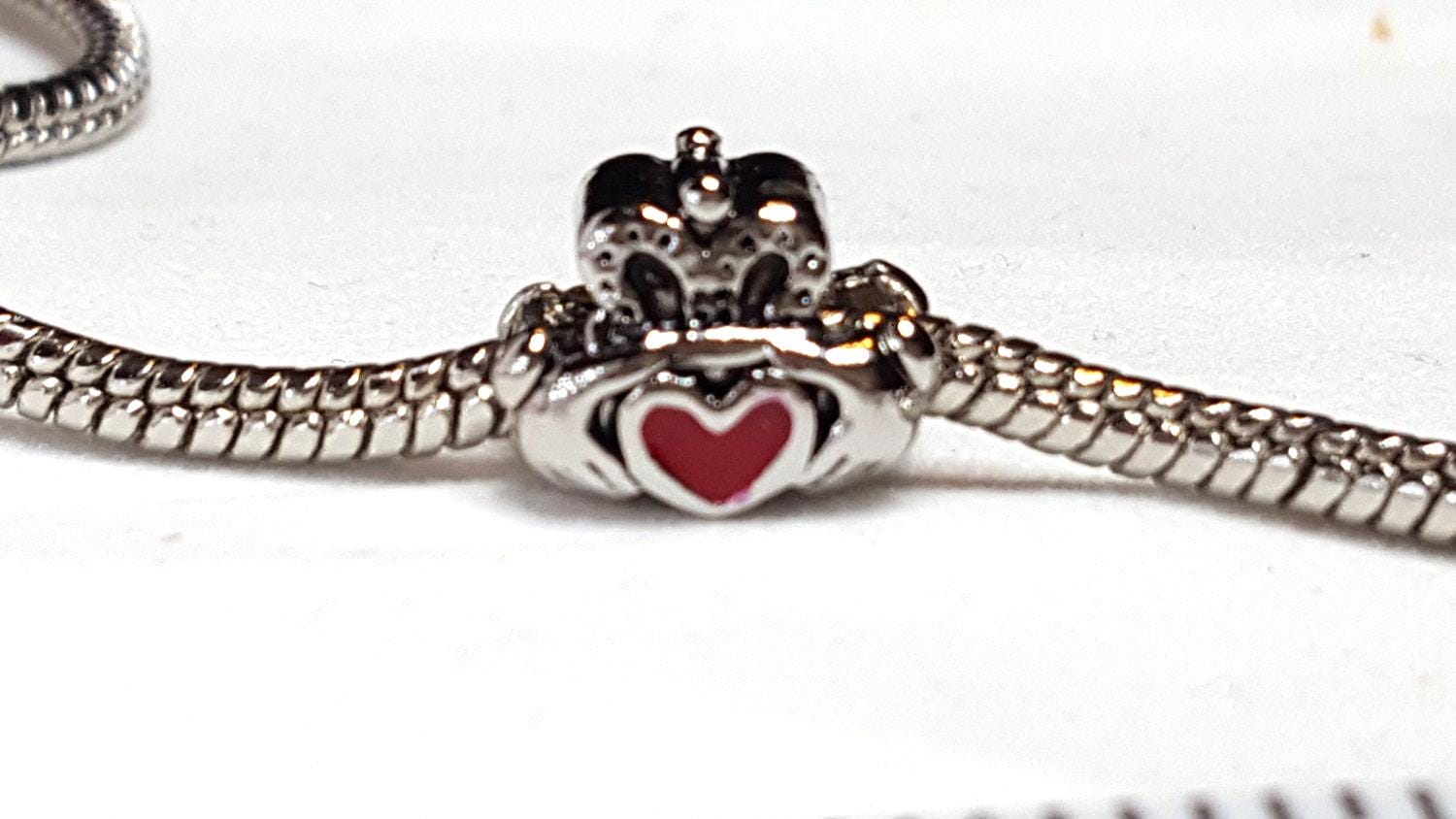Irish Charm, Claddagh Charm, Very Nice Friendship Charm, St
