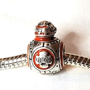 Robot Charm, European Charm, European Spacer, Fits all Designer and European charm bracelet