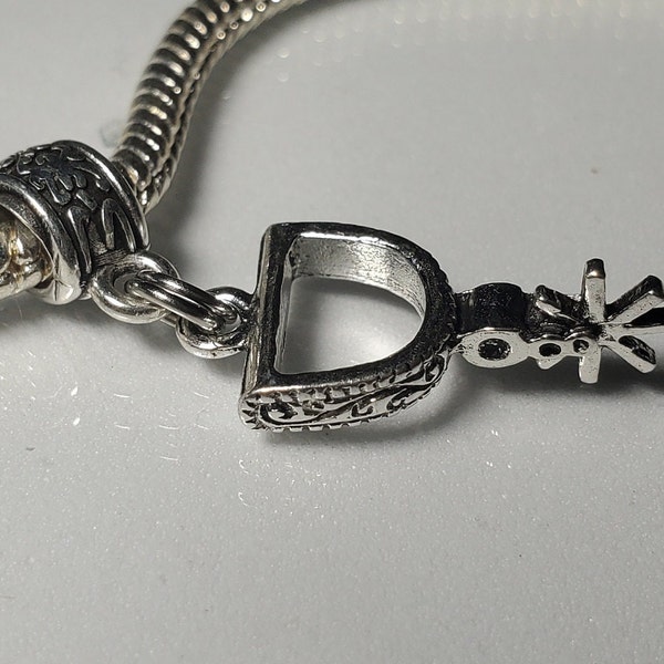 Boot Spur Charm, Dangle Charm, Western Charm, Cowgirl Charm, Cowboy Charm,  Fits all Designer and European Charm Bracelets