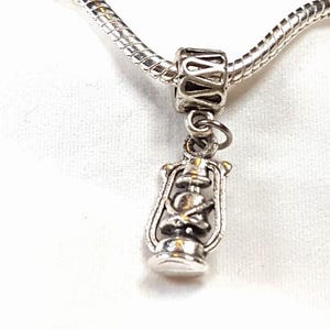 Lantern Charm, Scout Charm, Campground Charm, Tent Camping Charm, Camping Charm, Dangle Charm, Fits all Designer and European Charm Bracelet