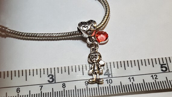 Buy Son Charm-grandson Charm-little Boy Charm-october Birthstone