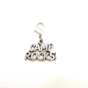 Camper Charms, Scout Charm, Campground Charm, Tent Camping, Lobster Clasp Charm, Clip On Charm