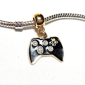 Pingente para controle de videogame, ideal para pulseiras, pingentes para joysticks, acessórios de joias para gamepads de grife e europeus