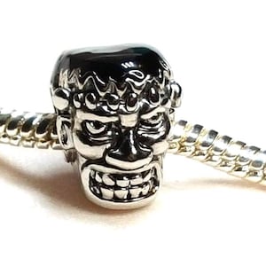 Frankenstein Charm, Halloween Charm, European Charm, Scary Charm, Monster Charm,  Fits all Designer and European Charm Bracelets