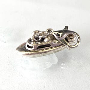 Charm 3D Motor Boat Nautical Yacht Charm for Designer & European Bracelets Travel Jewelry Gift
