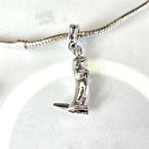 3D Charm, Otter Charm, River Otter Charm, Sea Otter Charm, Giant Otter Charm, Dangle Charm- Fits all Designer & European Charm Bracelets
