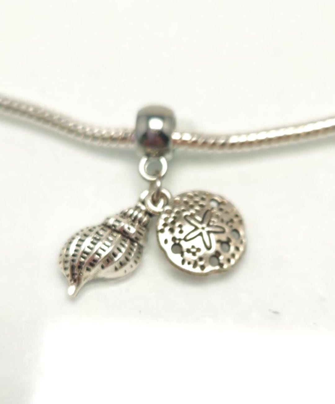 Coach Shell Charm Conch Shell and Sand Dollar Dangle Charm, Pendant or Fits European ...