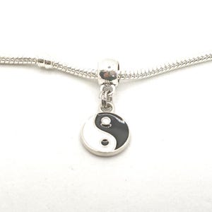 Yin und Yang Charm, baumeln Charm, Symbol für Harmonie und Gleichgewicht, Yin Yang europäischen Charme,-Passend für alle Designer und europäischen Bettelarmband
