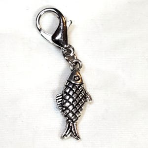 Fish Charm, Dangle Charm, Fishing Charm, Trophy Fish Charm, Fly Fishing Charm, Lobster Charm, Clip on Charm