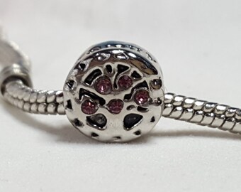 Droplet Birthstone Charm Pendant 